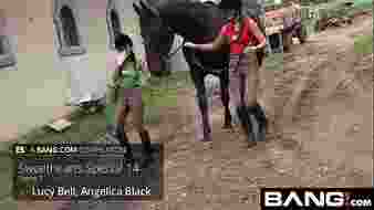 Fiatal leszbikusok puncinyalása és ollózása játékokkal