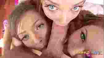 Kényeztető tinilányok és nagy farok, kölcsönös élvezet