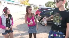 Két táncklubos ribanc akikkel még aznap este dugtunk